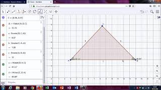 Geogebra Dreiecke1 Konstruktion und Winkelsumme [upl. by Arhoz427]