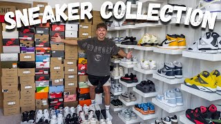 MY ENTIRE SNEAKER COLLECTION 100 PAIRS [upl. by Kcirdor]