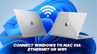 How to share files between a Windows Computer and a Mac  2023 Tutorial [upl. by Sorips]