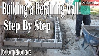 How to Build a Retaining wall Easy Guide DIY [upl. by Danice769]