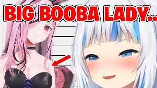 Gura Introduces Calli as the Large Booba Lady 【Hololive EN】 [upl. by Carri]