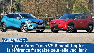 Toyota Yaris Cross vs Renault Captur  la référence française vatelle vaciller [upl. by Harilda592]