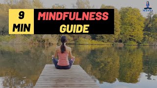 9 Min Mindfulness meditation guideexercise in Hindi [upl. by Oigres859]