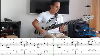 Tiempo pa´ matar Willie Colón Bass intro Slap con partitura y tablatura [upl. by Acirej]