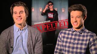 Expelled Interview with Cameron Dallas and Marcus Johns [upl. by Kariotta]