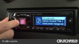 Alpine CDEHD149BT Car CD Receiver Display and Controls Demo  Crutchfield Video [upl. by Perlman]