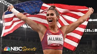 Valarie Allman used the quoteerie intensityquot in Tokyo to win gold in Olympic debut  NBC Sports [upl. by Judye79]