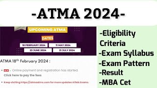 ATMA Score vs Percentile  ATMA Strategy Planning  JBIMS Syd amp PGDM Programs Cutoffs [upl. by Ruddy]