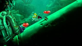 Rayman Legends 100 Walkthrough Part 19  World 4  The Mysterious Inflatable Island  All Teensies [upl. by Barbaraanne]