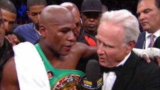 Mayweather Ortiz Post Fight Interview [upl. by Hillell862]