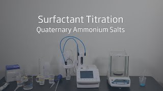 Quaternary Ammonium Salts Titration Analysis [upl. by Peck]