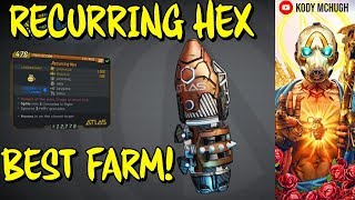 RECURRING HEX Borderlands 3 Legendary Guide Best Farm STILL SUPER STRONG [upl. by Padraic]