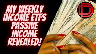 My Weekly Dividend ETF Passive Income I QDTE ETF RDTE ETF XDTE ETF I Bitcoin Covered Call ETF YBTC [upl. by Philo667]