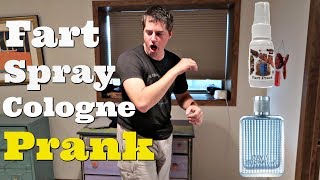 FART SPRAY COLOGNE PRANK  Top Wife Vs Husband Pranks Of 2017 [upl. by Merilyn]