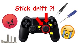 TUTO PS4  DEMONTER ET REPARER LE JOYSTICK DE SA MANETTE Stick drift [upl. by Rihsab600]