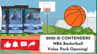 202021 Panini Contenders Basketball Value Pack Opening Five packs at a time Will I find Antman [upl. by Ruford]