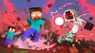 HEROBRINE VS ENTITY 303 Mobs Parody [upl. by Arfihs268]