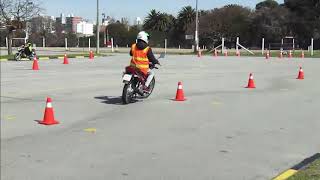 Exámen práctico para moto Categoría G2  Montevideo Uruguay [upl. by Ellenahc435]