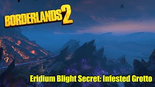 Borderlands 2 How to Open the Secret Door in Eridium Blight Infested Grotto [upl. by Ronnholm186]