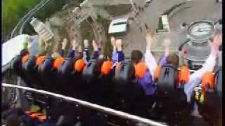 Alton Towers  Official Oblivion On Ride [upl. by Attinahs70]