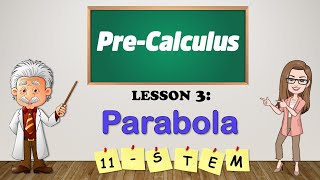 Pre Calculus Grade 11 Lesson 3Parabola [upl. by Lowrie]