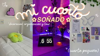 EXTREMA TRANSFORMACIÓN DE MI CUARTO  ROOM TOUR 2023 aesthetictiktokpinterest inspired 🕯🤍✨ [upl. by Eldrid279]