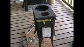 Rebuilding and repairing a Jotul 602 N woodstove [upl. by Russo342]