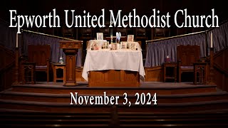 Epworth UMC online service for November 3 2014 [upl. by Aennyl]