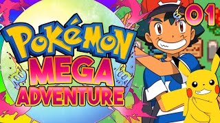 Pokemon Mega Adventure Fan Game Part 1 Ash Ketchum Gameplay Walkthrough [upl. by Eul]