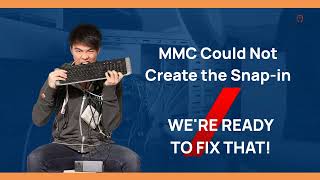 Fix Error MMC Could Not Create the Snapin [upl. by Peria]