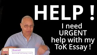 Help Urgent help needed  ToK Essay [upl. by Reahard]