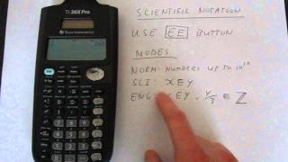 TI 36X Pro Scientific and Engineering Notation [upl. by Huesman]