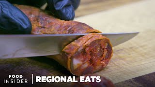 How Traditional Spanish Chorizo Is Made  Regional Eats [upl. by Iahs843]