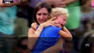 Rafael Nadal Stops Tennis Match as Distraught Mother Looks for her Little Girl Lost in the Crowd [upl. by Delmor]