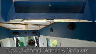 Overhead Storage amp Upper Wall Build In My Dodge Ram Conversion Van [upl. by Maxfield]