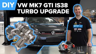 Mk7 Volkswagen GTI IS38 Turbo Upgrade DIY Audi A3 S3 VW Golf R amp More [upl. by Buchalter]