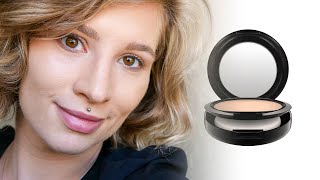 Mac Studio Fix Powder Plus Foundation Review  Professional Technique on How to Use It [upl. by Oulman439]