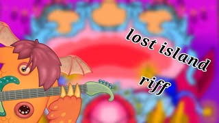 riff lost island fanmade [upl. by Llertrac]