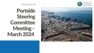 Portside Steering Committee Meeting March 2024 [upl. by Fablan213]