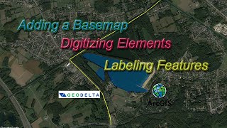 Digitizing in ArcMap and Adding Labels to the Features [upl. by Yclehc]