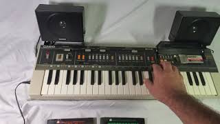 Vintage Casio MT800 Casiotone Keyboard [upl. by Ynettirb]