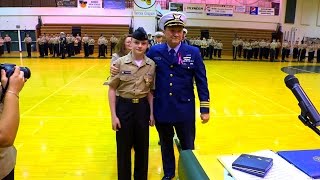 JROTC cadet saves a life and receives an award [upl. by Iroc964]