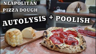 HOW TO MAKE AUTOLYSIS  POOLISH NEAPOLITAN PIZZA DOUGH [upl. by Ergener]