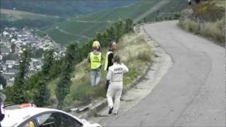 Rallye dAllemagne 2011  ES16  Accident de Mads Ostberg [upl. by Missi]