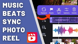 How To Create Music Beats Sync Photo Reel   Photo changing Reel Video Editing [upl. by Silloh]