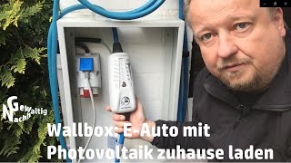 Elektroauto laden per Wallbox aus der Photovoltaik [upl. by Atnuahc]