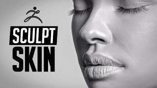 Sculpting SKIN DETAILS with Zbrush [upl. by Novyat]