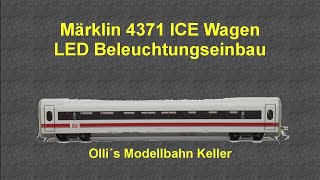 Märklin 4371 ICE Wagen mit LED Beleuchtung [upl. by Kenison]