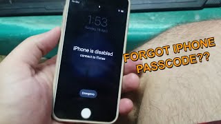 Iphone is Disabled Connect to iTunes  Paano ayusin pag na Disable ang Iphone  Step by Step Guide [upl. by Adnaw432]