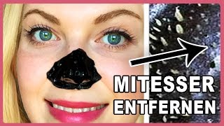 Mitesser entfernen  Hausmittel DIY Anti Blackhead Peel Off Maske [upl. by Bruning]